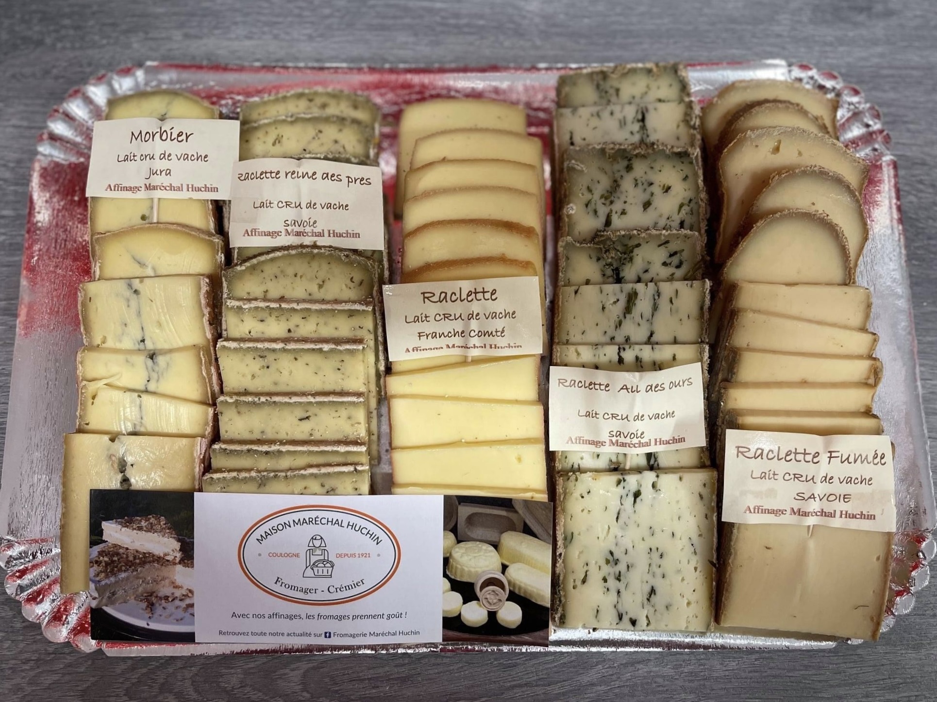 Plateau de froamges a raclette